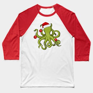 Christmas Kraken Baseball T-Shirt